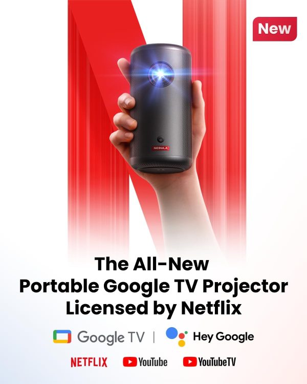 NEBULA Capsule 3 GTV Outdoor Projector, Netflix Officially Licensed - Image 3