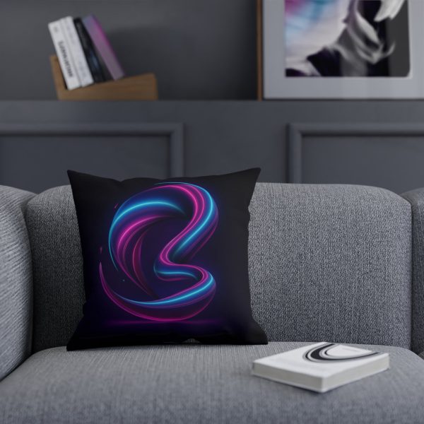 Copy of Modern Abstract Decorative Cushion with Fluid Design, Colorful Home Decor, Throw Pillow for Living Room, Gift for Art Lovers, Cozy [...] - Görsel 8