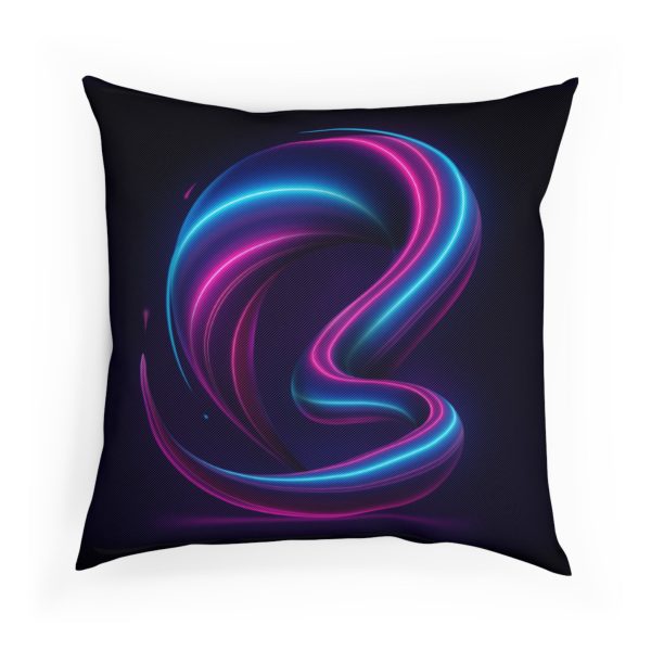 Copy of Modern Abstract Decorative Cushion with Fluid Design, Colorful Home Decor, Throw Pillow for Living Room, Gift for Art Lovers, Cozy [...] - Görsel 7