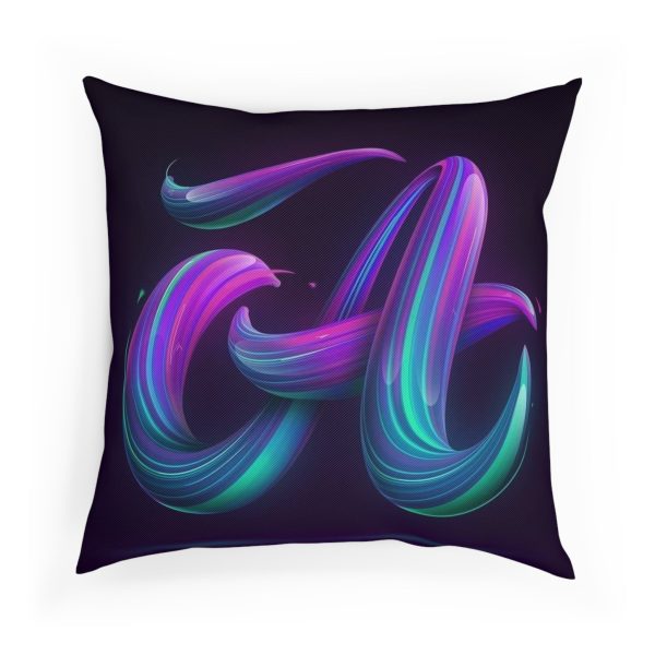 Modern Abstract Decorative Cushion with Fluid Design, Colorful Home Decor, Throw Pillow for Living Room, Gift for Art Lovers, Cozy [...] - Görsel 7