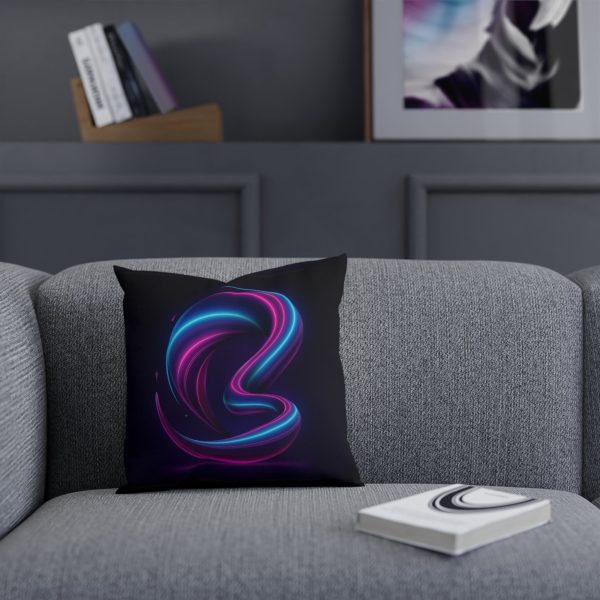 Copy of Modern Abstract Decorative Cushion with Fluid Design, Colorful Home Decor, Throw Pillow for Living Room, Gift for Art Lovers, Cozy [...] - Görsel 5