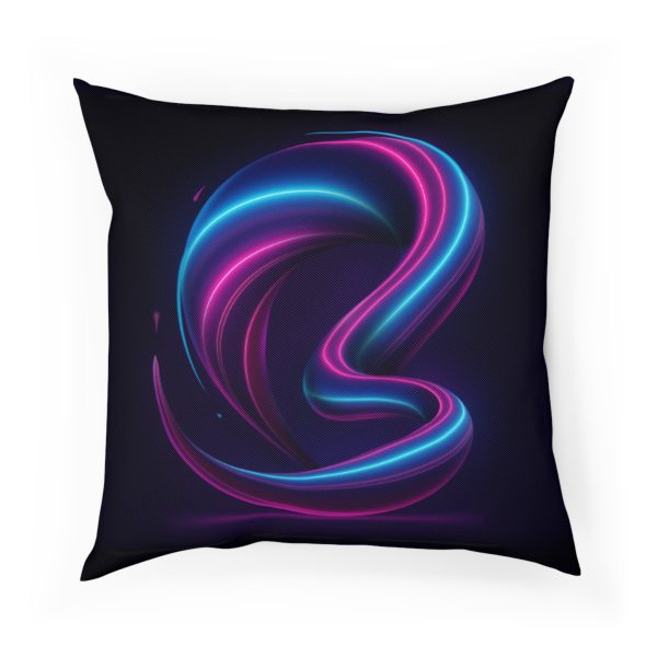 Copy of Modern Abstract Decorative Cushion with Fluid Design, Colorful Home Decor, Throw Pillow for Living Room, Gift for Art Lovers, Cozy [...] - Görsel 2