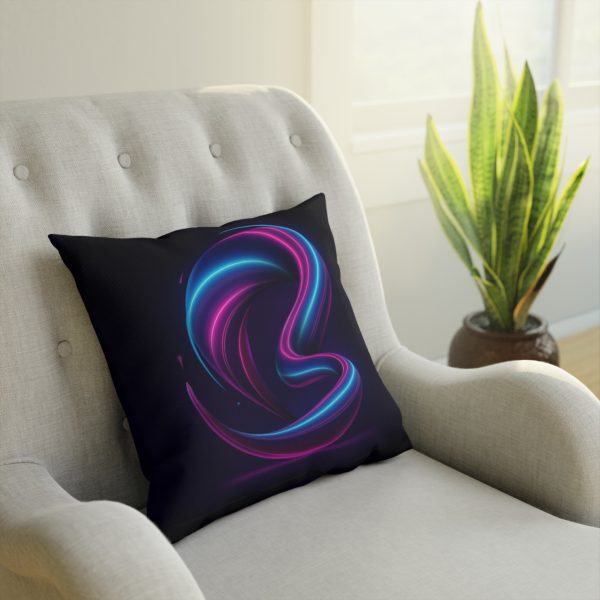 Copy of Modern Abstract Decorative Cushion with Fluid Design, Colorful Home Decor, Throw Pillow for Living Room, Gift for Art Lovers, Cozy [...] - Görsel 9